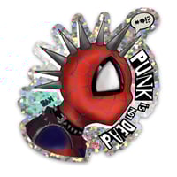 Punk Is Not Dead Glitter Sticker