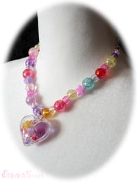 Image 2 of [NEW] Heart Gumdrop Capsule Necklace