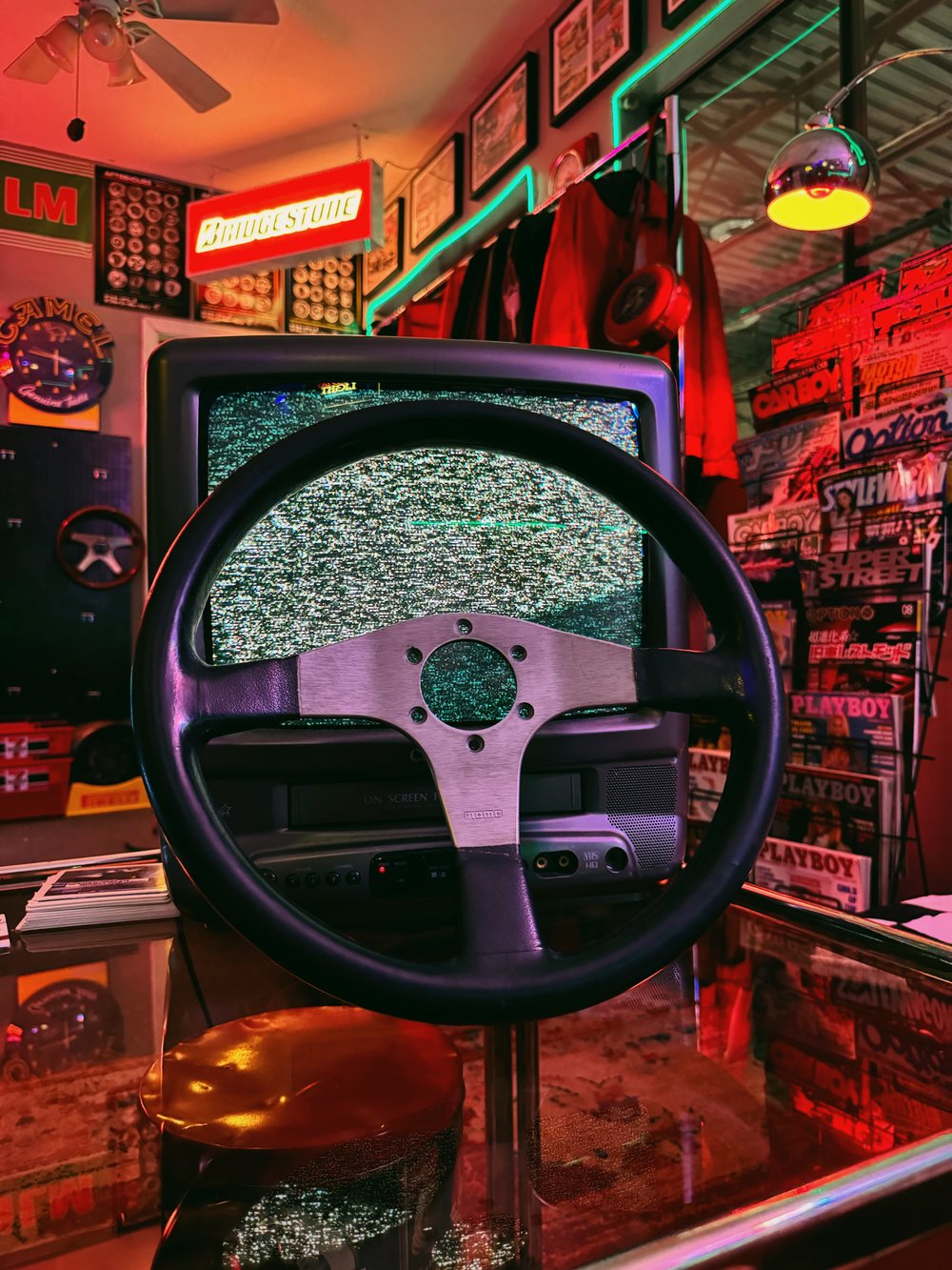 Momo Retro Silver Face Steering Wheel (350MM)