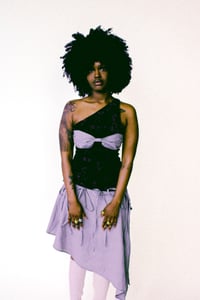 Image 1 of One-shoulder dress 