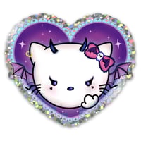 Bad Kitty Glitter Sticker
