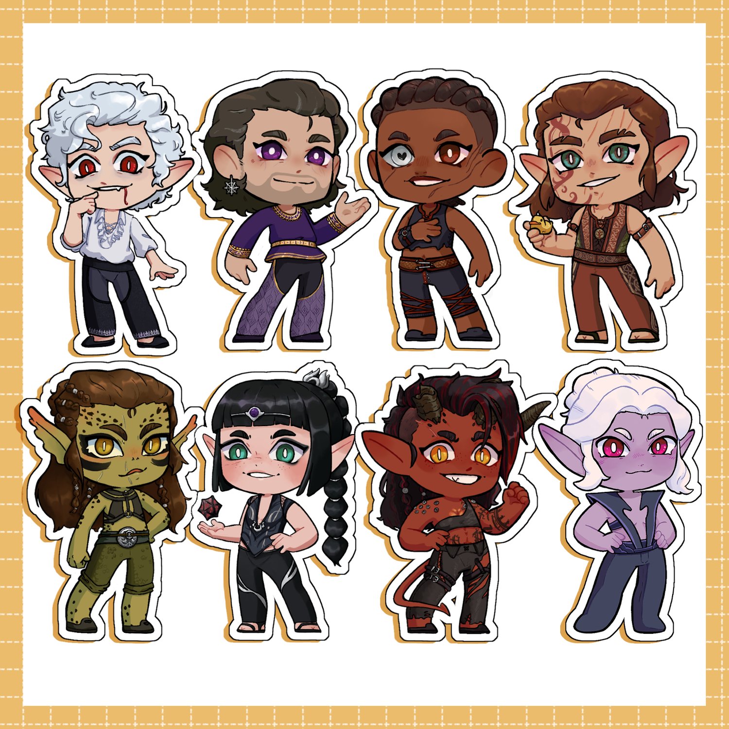 Image of Baldur's Gate 3 Companions ♡