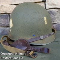 Image 10 of M2 D-bale 101st Airborne 506th 2nd Bn. PIR Helmet LT. Front Seam Paratrooper Liner. Front Seam.