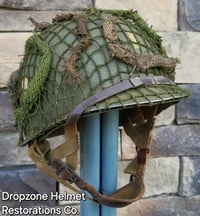 Image 3 of M2 D-bale 101st Airborne 506th 2nd Bn. PIR Helmet LT. Front Seam Paratrooper Liner. Front Seam.