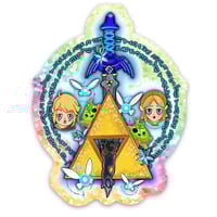 Legend TOTK Glitter Sticker