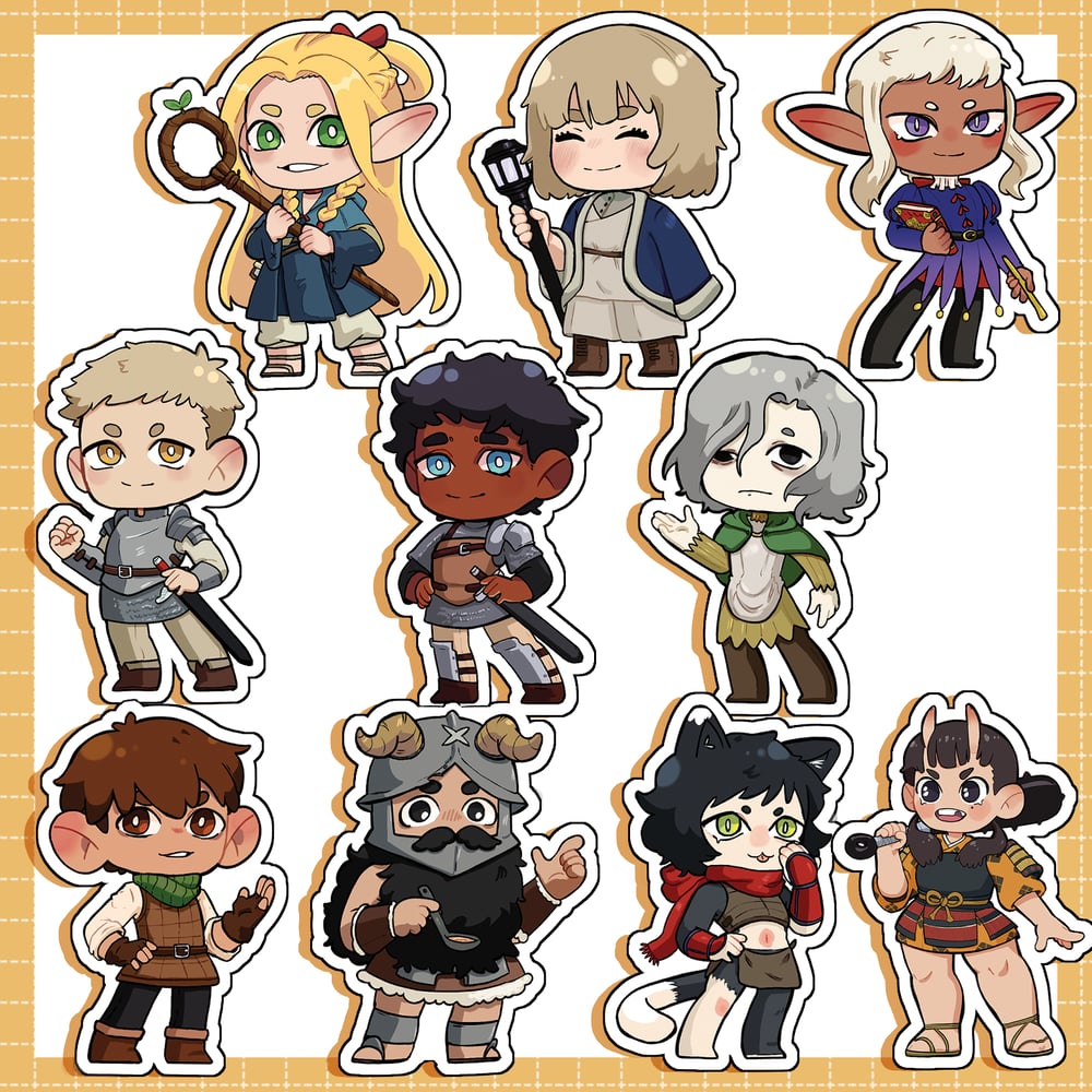 Image of Dungeon Meshi Charms