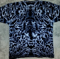 Image 2 of Scrunch mandala rainbow/black and grey