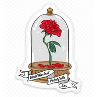 Enchanted Rose Clear Sticker 