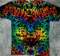 Image 2 of Blacked out rainbow scrunch mandala 