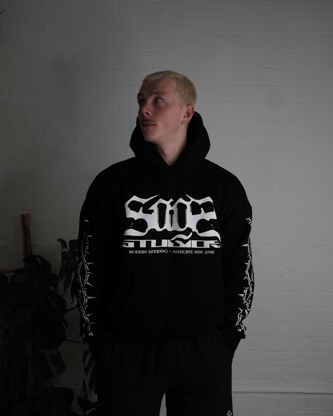 Sage ‘THORN' Hoodie - Black