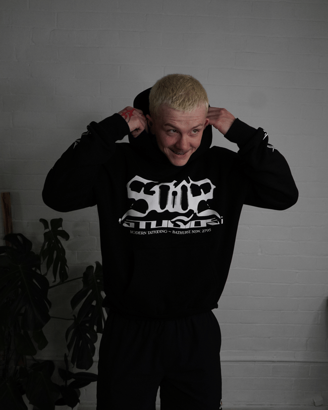 Sage ‘THORN' Hoodie - Black