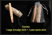 Combo: Sage + Palo Santo - 4" each