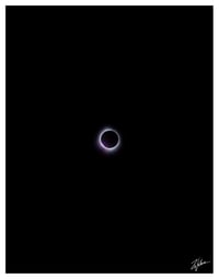 PRINT: TOTAL SOLAR ECLIPSE IN SAINT JOHNSBURY, VERMONT