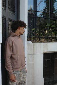 Image 3 of HEAVYWEIGHT CAMEL COLOR HOODY