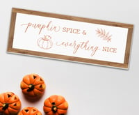 Pumpkin spice sign 