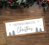 Merry Christmas sign 