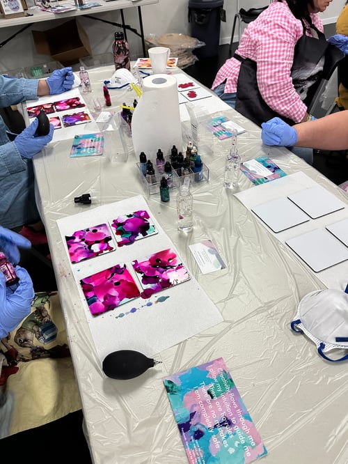 Image of Alcohol Ink Workshop