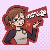 Image 1 of Cursing Julie Sticker