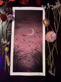 La nuit, original aquarelle 