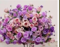 80 CM LAVENDER SILK  FLOWER BALL