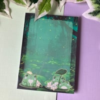 Image 1 of Cute Frog Forest Notepad