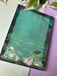 Image 4 of Cute Frog Forest Notepad