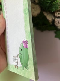 Image 2 of Cute Cactus Shopping List Notepad