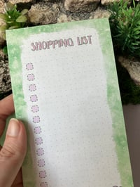 Image 3 of Cute Cactus Shopping List Notepad