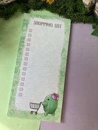 Image 4 of Cute Cactus Shopping List Notepad