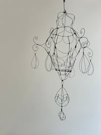 Image 1 of Wire chandelier A