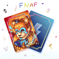 Freddy Fazbear mini card 