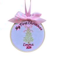 My First Christmas Ornament Baby Girls 