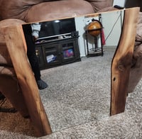 Walnut Live Edge Wall Mirror