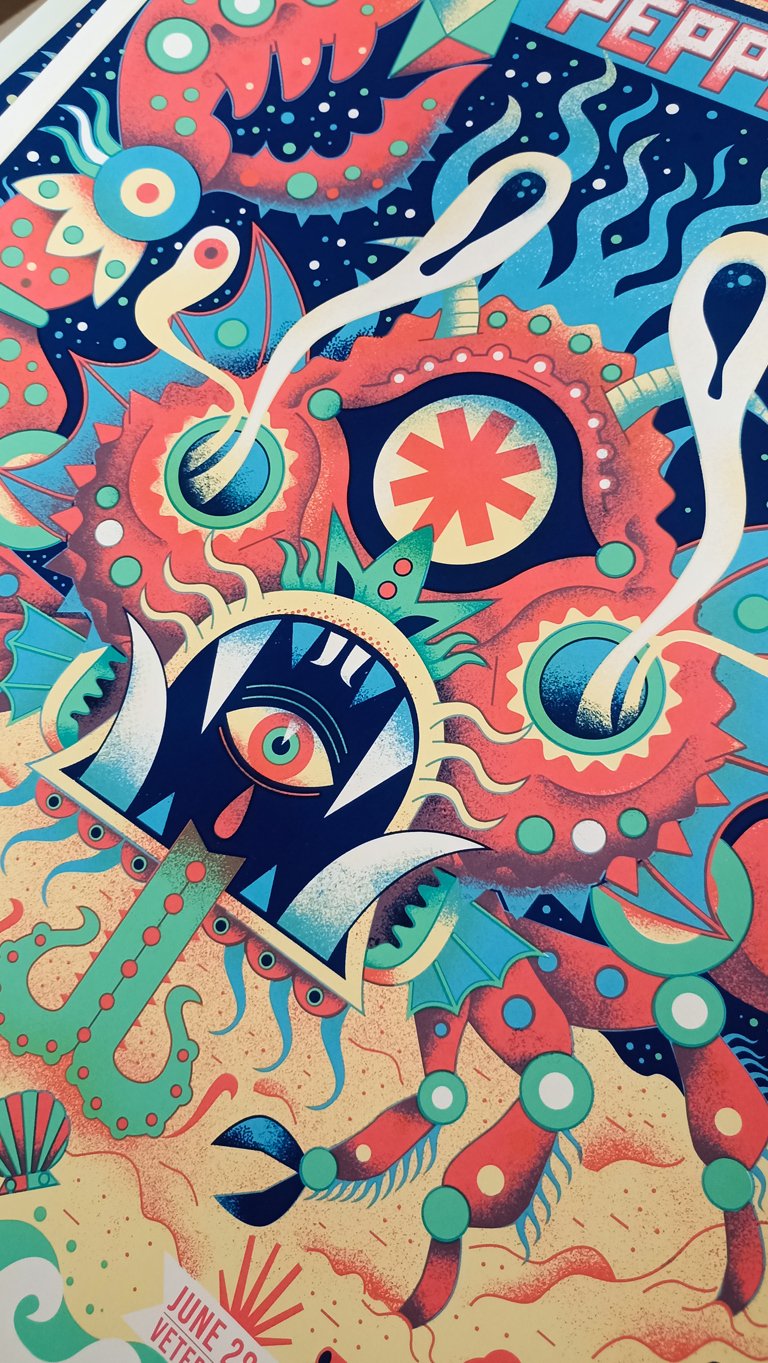 RED HOT CHILI PEPPERS - Virginia Beach 2024 | Niark1 Art-store