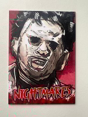 Leatherface Sketch Card 1/1 - Artists Unite Original Art TCM Texas Chainsaw Massacre