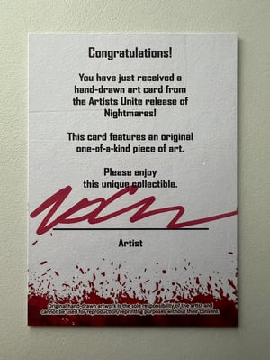 Leatherface Sketch Card 1/1 - Artists Unite Original Art TCM Texas Chainsaw Massacre