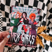 Image 1 of The Hex Girls Retro Style Poster 5x7 Inch Print