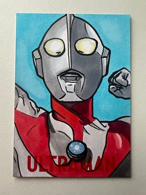 ULTRAMAN Series 1 Official Sketch Card 1/1 - RRParks Cards Original Art