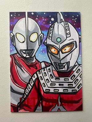 ULTRAMAN Series 2 Official Sketch Card 1/1 - RRParks Cards Original Art