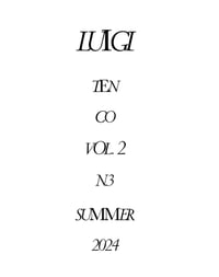 Image 3 of Luigi Ten Co Vol 2. N.3 Summer Issue 