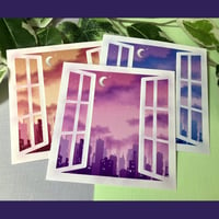 Image 1 of Skyline Window Art Print