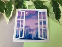 Image 3 of Skyline Window Art Print