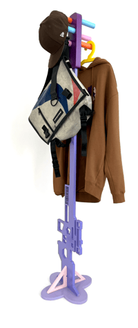 Image 4 of Sniper Wooden Coat Rack 