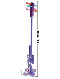 Image 5 of Sniper Wooden Coat Rack 