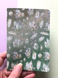 Image 4 of Handmade Green Crystal Notebook