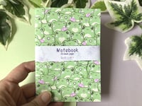 Image 2 of Handmade Cute Frog Notebook