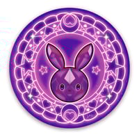 Kaleidoscope Bunny Round Sticker