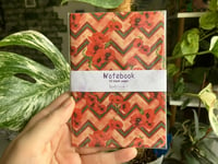 Handmade Poppy Pattern Notebook