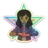 America Holographic Sticker