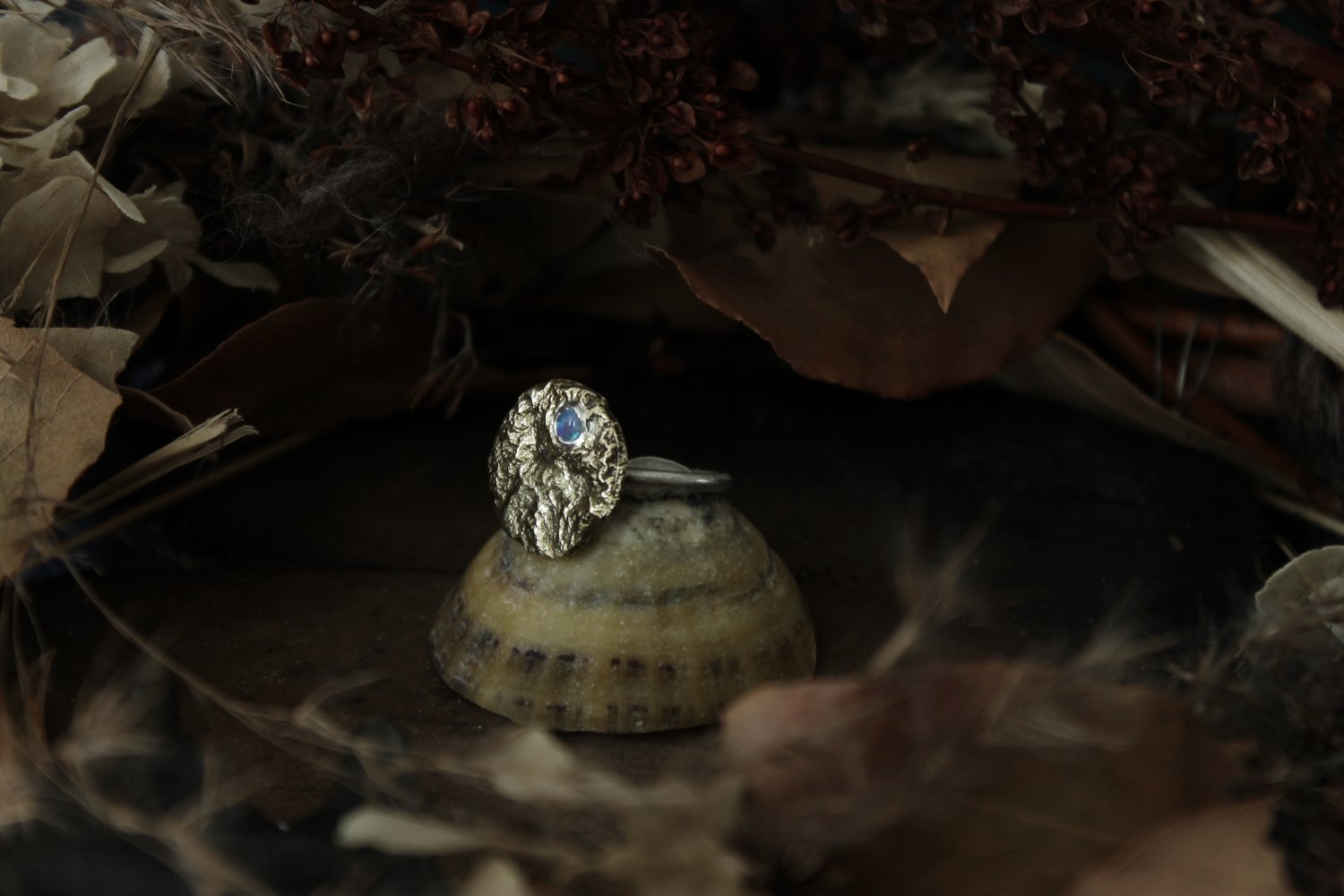 Image of Tethys Opal Ring (Round) 